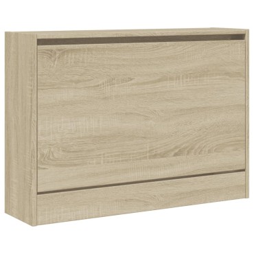 vidaXL Παπουτσοθήκη Sonoma Δρυς 80x21x57cm από Επεξεργασμένο Ξύλο