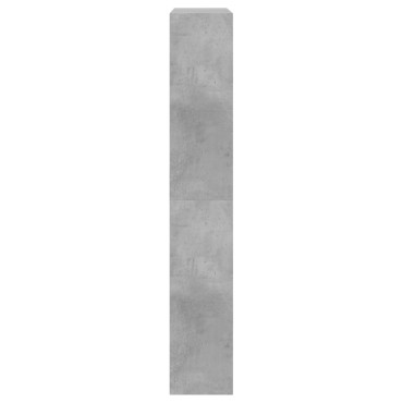 vidaXL Παπουτσοθήκη Γκρι Σκυροδέματος80x21x125,5cm Επεξεργασμένο Ξύλο