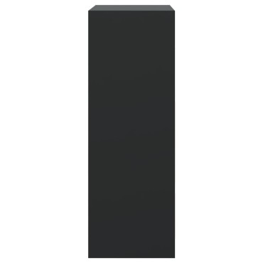 vidaXL Παπουτσοθήκη Μαύρη 60x34x96,5cm από Επεξεργασμένο Ξύλο