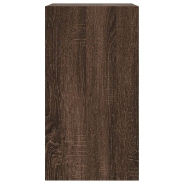 vidaXL Παπουτσοθήκη Καπνιστή Δρυς 60x34x63,5cm από Επεξεργασμένο Ξύλο