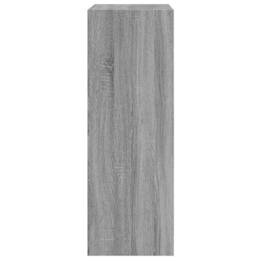 vidaXL Παπουτσοθήκη Γκρι Sonoma 60x34x96,5cm από Επεξεργ. Ξύλο