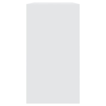 vidaXL Παπουτσοθήκη Λευκή 80x34x63cm από Επεξεργασμένο Ξύλο