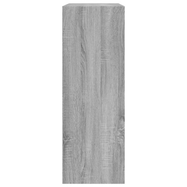 vidaXL Παπουτσοθήκη Γκρι Sonoma 80x34x96,5cm από Επεξεργ. Ξύλο