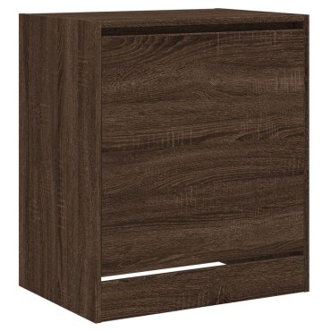 vidaXL Παπουτσοθήκη Καφέ Δρυς 60x42x69cm από Επεξεργασμένο Ξύλο