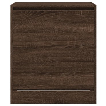 vidaXL Παπουτσοθήκη Καφέ Δρυς 60x42x69cm από Επεξεργασμένο Ξύλο
