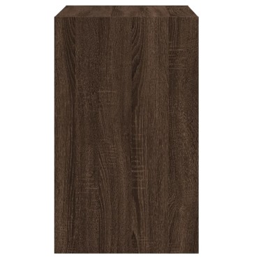 vidaXL Παπουτσοθήκη Καφέ Δρυς 60x42x69cm από Επεξεργασμένο Ξύλο