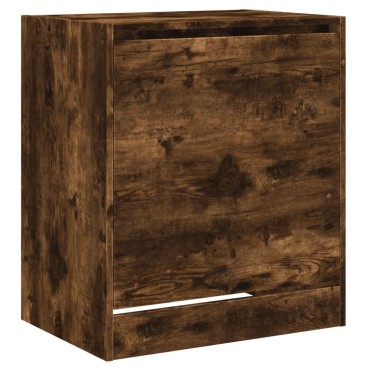 vidaXL Παπουτσοθήκη Καπνιστή Δρυς 60x42x69cm από Επεξεργ. Ξύλο