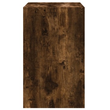 vidaXL Παπουτσοθήκη Καπνιστή Δρυς 60x42x69cm από Επεξεργ. Ξύλο