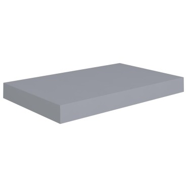vidaXL Ράφια Τοίχου 4 τεμ. Γκρι 40x23x3,8cm MDF