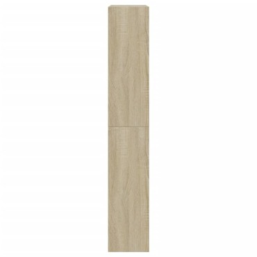 vidaXL Παπουτσοθήκη Sonoma Δρυς 60x21x125,5cm από Επεξεργασμένο Ξύλο