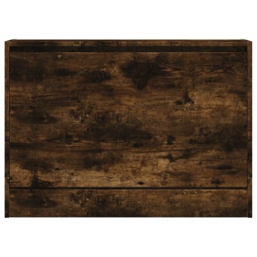 vidaXL Παπουτσοθήκη Καπνιστή Δρυς 80x21x57cm από Επεξεργασμένο Ξύλο