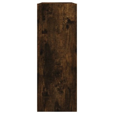 vidaXL Παπουτσοθήκη Καπνιστή Δρυς 80x21x57cm από Επεξεργασμένο Ξύλο