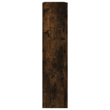 vidaXL Παπουτσοθήκη Καπνιστή Δρυς 80x21x87,5cm από Επεξεργ. Ξύλο