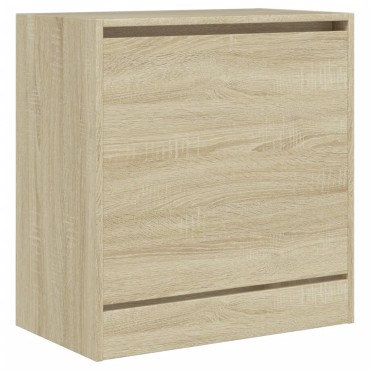 vidaXL Παπουτσοθήκη Sonoma Δρυς 60x34x63,5cm από Επεξεργασμένο Ξύλο