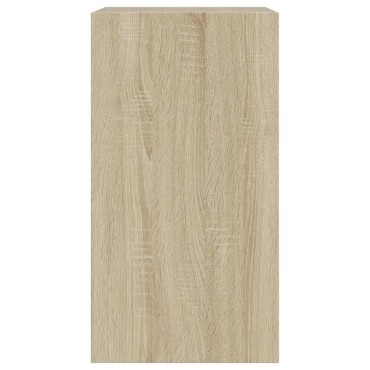 vidaXL Παπουτσοθήκη Sonoma Δρυς 60x34x63,5cm από Επεξεργασμένο Ξύλο