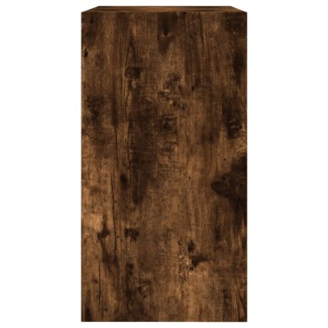 vidaXL Παπουτσοθήκη Καπνιστή Δρυς 60x34x63,5cm από Επεξεργ. Ξύλο