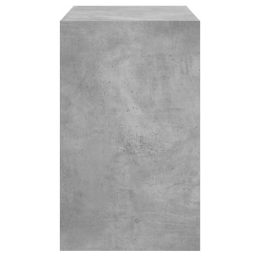 vidaXL Παπουτσοθήκη Γκρι Σκυροδέματος 80x42x69cm Επεξεργασμένο Ξύλο