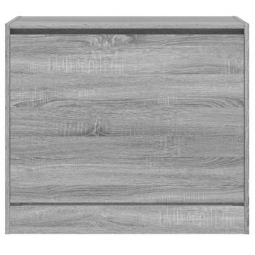 vidaXL Παπουτσοθήκη Γκρι Sonoma 80x42x69cm από Επεξεργ. Ξύλο