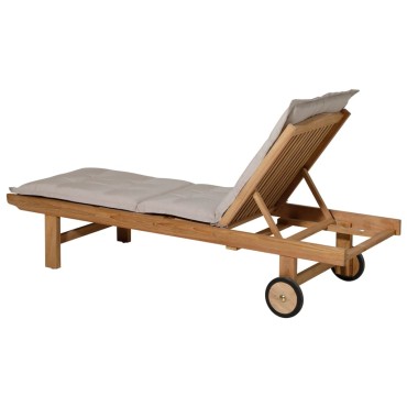 Madison Μαξιλάρι Ξαπλώστρας Panama Ανοιχτό Μπεζ 200x60cm