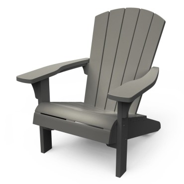 Keter Καρέκλα Adirondack Troy Χρώμα Γκρι 81x91x94cm 1 τεμ.