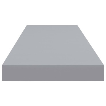 vidaXL Ράφι Τοίχου Γκρι 90x23,5x3,8cm MDF 1 τεμ.