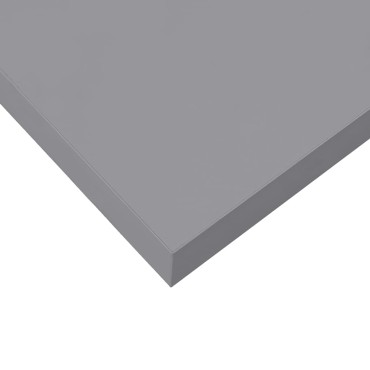 vidaXL Ράφια Τοίχου 2 τεμ. Γκρι 120x23,5x3,8cm MDF