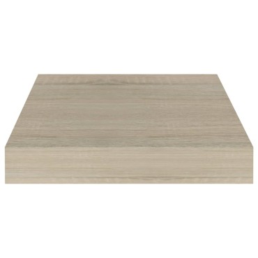 vidaXL Ράφι Τοίχου Χρώμα Δρυός 23x23,5x3,8cm MDF 1 τεμ.
