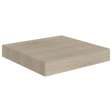 vidaXL Ράφια Τοίχου 2 τεμ. Χρώμα Δρυός 23x23,5x3,8cm MDF