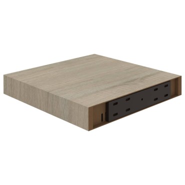 vidaXL Ράφια Τοίχου 2 τεμ. Χρώμα Δρυός 23x23,5x3,8cm MDF