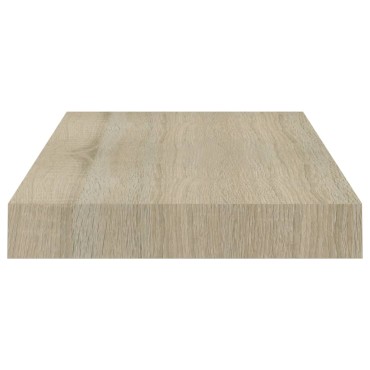 vidaXL Ράφια Τοίχου 2 τεμ. Χρώμα Δρυός 40x23x3,8cm MDF