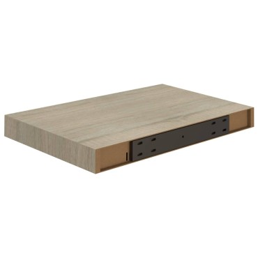 vidaXL Ράφια Τοίχου 2 τεμ. Χρώμα Δρυός 40x23x3,8cm MDF