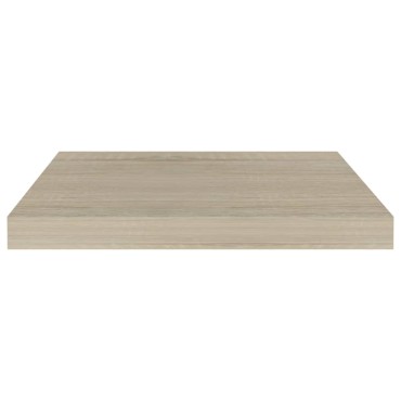 vidaXL Ράφια Τοίχου 2 τεμ. Χρώμα Δρυός 50x23x3,8cm MDF
