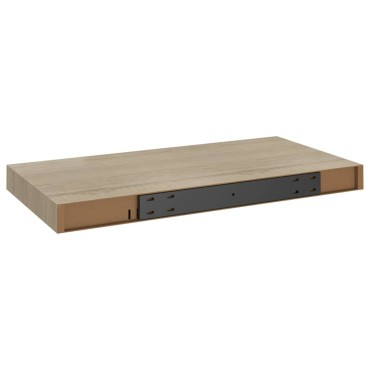 vidaXL Ράφια Τοίχου 2 τεμ. Χρώμα Δρυός 50x23x3,8cm MDF
