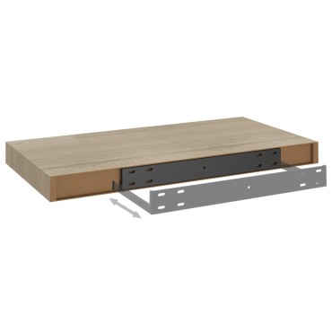 vidaXL Ράφια Τοίχου 2 τεμ. Χρώμα Δρυός 50x23x3,8cm MDF
