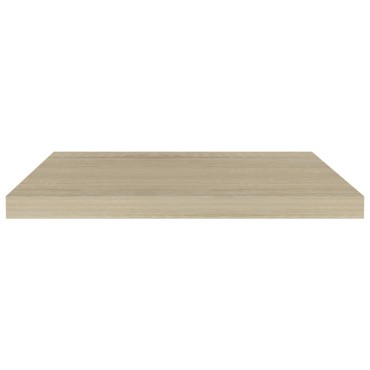 vidaXL Ράφια Τοίχου 4 τεμ. Χρώμα Δρυός 60x23,5x3,8cm MDF