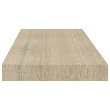 vidaXL Ράφια Τοίχου 4 τεμ. Χρώμα Δρυός 60x23,5x3,8cm MDF