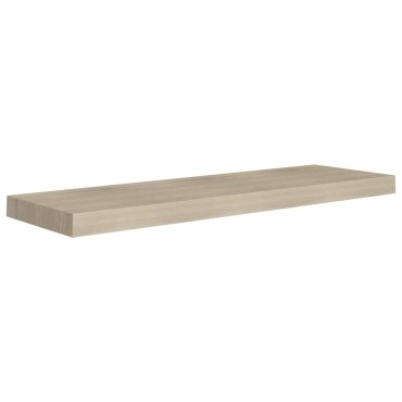 vidaXL Ράφι Τοίχου Χρώμα Δρυός 80x23,5x3,8cm MDF 1 τεμ.