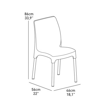 Keter Σετ Μπιστρό Chelsea Γραφίτης 60x60x75cm