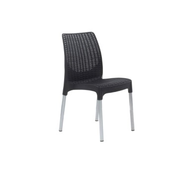 Keter Σετ Μπιστρό Chelsea Γραφίτης 60x60x75cm