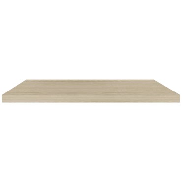 vidaXL Ράφια Τοίχου 2 τεμ. Χρώμα Δρυός 90x23,5x3,8cm MDF