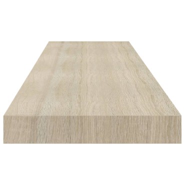 vidaXL Ράφια Τοίχου 2 τεμ. Χρώμα Δρυός 90x23,5x3,8cm MDF