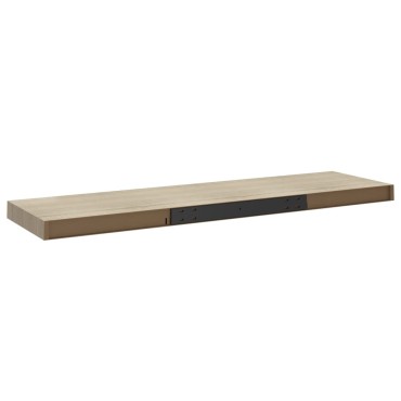 vidaXL Ράφια Τοίχου 2 τεμ. Χρώμα Δρυός 90x23,5x3,8cm MDF