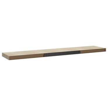 vidaXL Ράφια Τοίχου 2 τεμ. Χρώμα Δρυός 120x23,5x3,8cm MDF