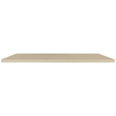 vidaXL Ράφια Τοίχου 4 τεμ. Χρώμα Δρυός 120x23,5x3,8cm MDF