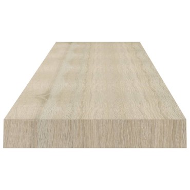 vidaXL Ράφια Τοίχου 4 τεμ. Χρώμα Δρυός 120x23,5x3,8cm MDF