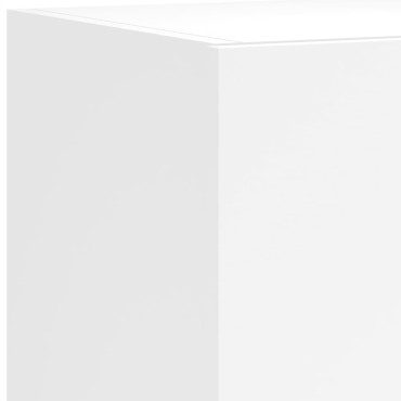 vidaXL Έπιπλα Τοίχου Τηλεόρασης 6 τεμ LED Λευκά από Επεξεργασμένο Ξύλο