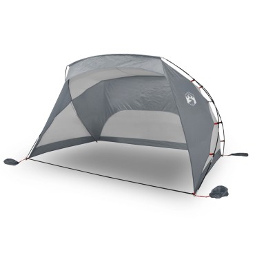 vidaXL Σκηνή Παραλίας Γκρι 274x178x170/148 εκ. Πολυεστέρας 185T