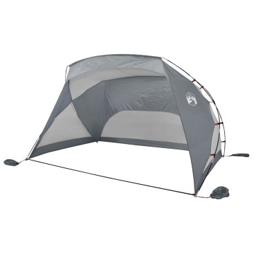 vidaXL Σκηνή Παραλίας Γκρι 274x178x170/148 εκ. Πολυεστέρας 185T