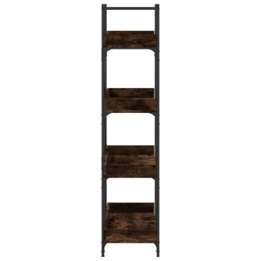 vidaXL Βιβλιοθήκη 4 Επιπέδων Καπν. Δρυς 100x33x145,5cm Επεξεργ. Ξύλο 1 τεμ.
