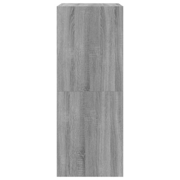 vidaXL Παπουτσοθήκη με 2 Ανακλ. Συρτάρια Γκρι Sonoma 60x42x108cm